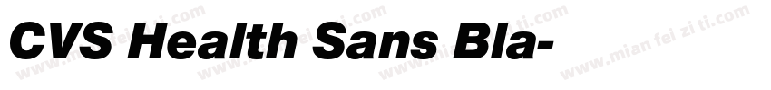 CVS Health Sans Bla字体转换